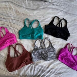 Lululemon energy bra bundle (6).